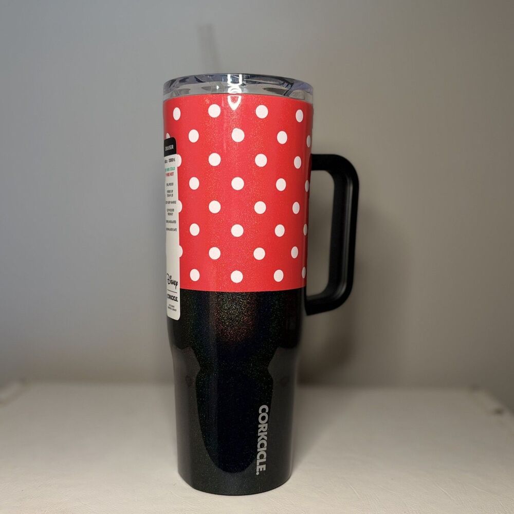 Disney x Corkcicle Minnie Mouse Cruiser 40oz | Red Polka Dot